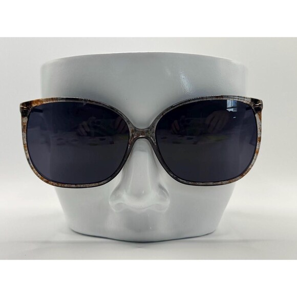 True Vintage Sunglasses | NOS | Women\'s Squared Plastic Style Brown Speckle #843 main image 10
